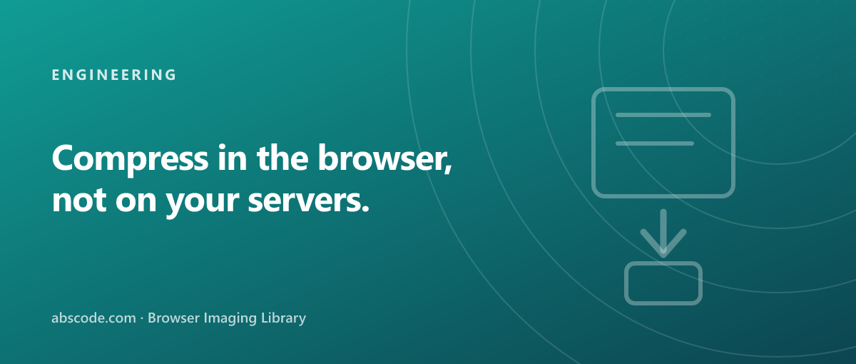 Compress documents in the browser, not on your servers